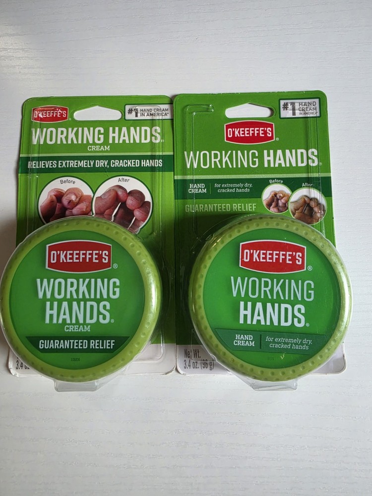 O’Keeffe’s Working Hands Cream – Lot Of 2 – 3.4oz Each
