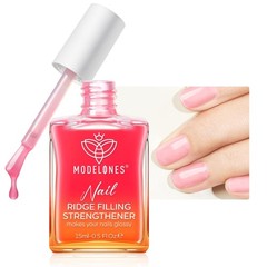 modelones Nail Strengthener Jelly Pink 0.51 Fl Oz (Pack of 1), B4-Jelly