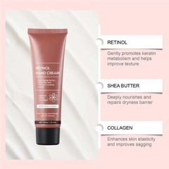 Retinol Hand Cream Moisturize Relief Anti Ageing -50g US