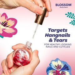 Blossom Cuticle Oil for Nails, Hydrating, 0.5 Fl Oz (Pack of 1), rose