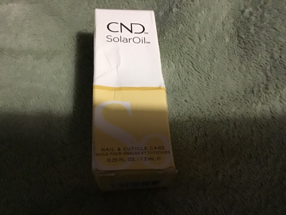 cnd solar oil .25 oz new box
