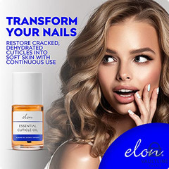 Elon Almond Cuticle Oil 0.5 oz Moisturizing Nail Treatment