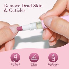 SASSYTIP Cuticle Care Kit – Remover Gel (1oz) & Ceramic Gel+Pink Pen