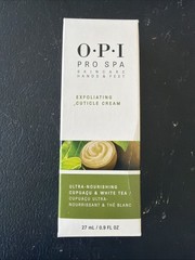 OPI Pro Spa Skincare Hands and Feet Exfoliating Cuticle Cream 0.9 oz