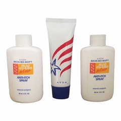 Lot of 3 Avon Silicone Glove Hand Cream + Skin-So-Soft Anti-Itch Refill Sprays