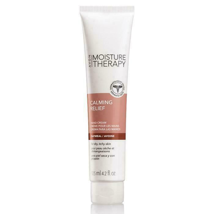 AVON Moisture Therapy Calming Relief Hand Lotion for Dry Itchy Skin ~ 4.2 fl.oz.