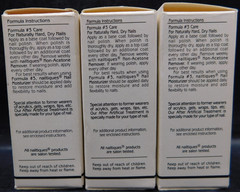 3 Pk Nailtiques Nail Protein Formula 3 For Hard Dry Nails 14.8mL Ea New & Unused