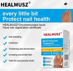HEALMUSZ Fungal Solution Multi-Purpose Nail Treatment Liquid 30ml / 1 fl oz