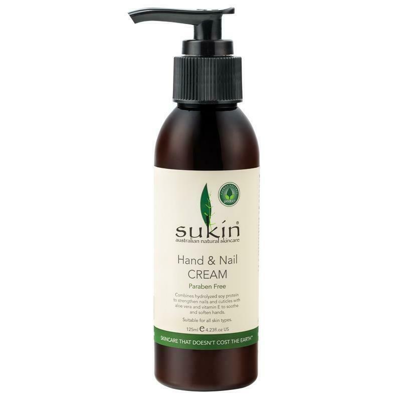 SUKIN ~ Hand and Nail Cream Pump 125ml