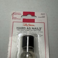 Sally Hansen Clear 45077 Hard As Nails Hardener 0.45oz | Strengthening Treatment