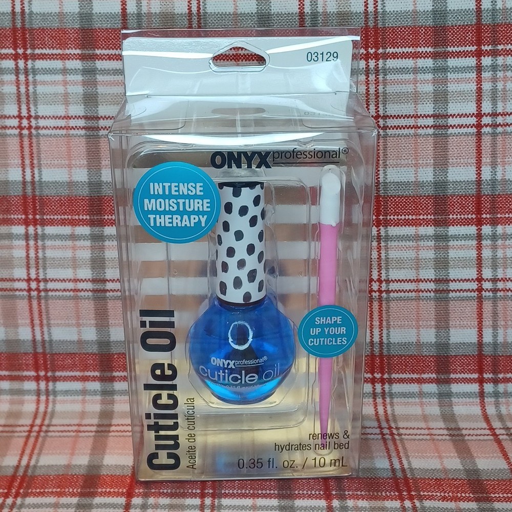 Onyx Professional Cuticle Oil With Cuticle Pusher 03129 0.35 Fl. Oz 10 Ml.