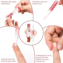 Natural Cuticle Oil Pen Revitalizing Cuticle Oil for Nails w/ Vitamin E Repaired