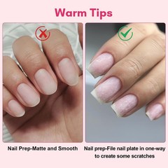 Makartt Super Strong Nail Glue for Press on 0.23 Fl Oz (Pack of 5), Clear
