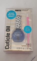 ONYX Professional CUTICLE OIL 0.35 Oz + Cuticle Pusher INTENSE MOISTURE THERAPY