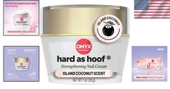1 oz Hard as Hoof Nail Growth Cream – Natural Coconut Formula for Stronger Nails