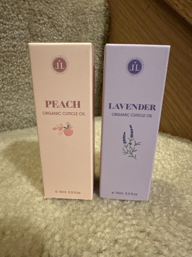 Organic Cuticle Oil – Peach and Lavender bundle new