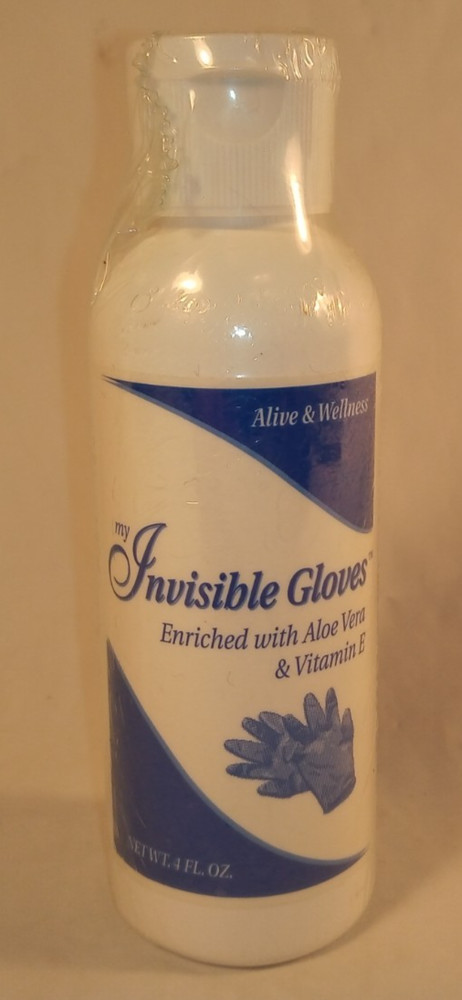 EcoQuest International Invisible Gloves 4 oz Protective Hand Coating Aloe Vit E