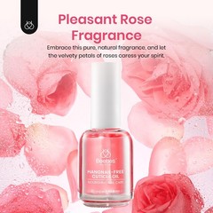 Beetles Cuticle Oil for Nail & 0.5 Fl Oz (Pack of 1), Rose Smell