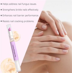 3-In-1Cuticle Oil Pusher Pen, Ceramic Cuticle Oil Cuticle Pusher Nail Oil Pen fo