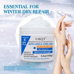 42% Urea Cream for Dry & Cracked Skin – Foot & Hand 5.3 Fl Oz (Pack of 1)