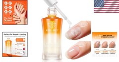 Natural Organic Nail Care – Clear Strengthener & Growth Oil for Damaged Nails