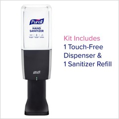 PURELL ES10 Sanitizer Starter Kit, Automatic 40.5 Fl Oz (Pack of 1), Graphite