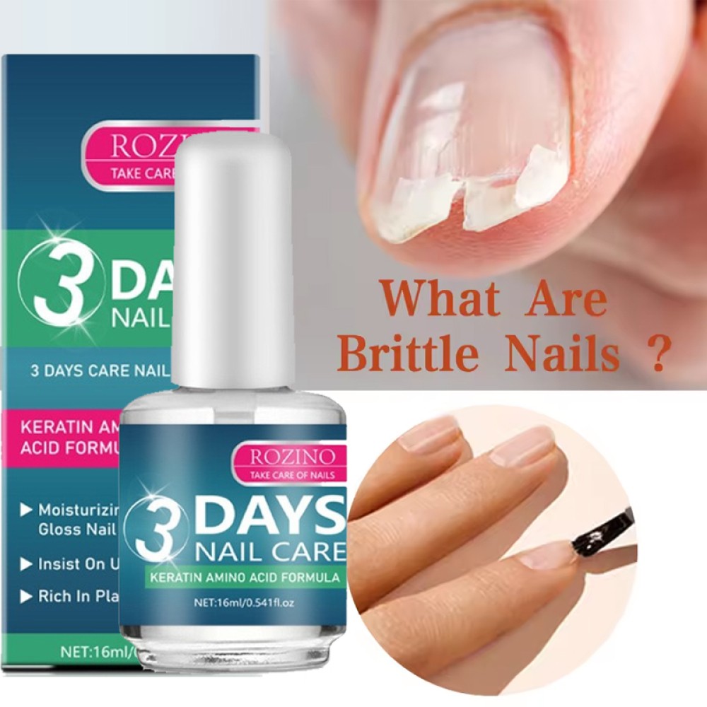 ROZINO 3 Days Nail Care Nail Nourishing Oil Nails Strengthener For Damaged Nails