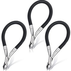 3 Pieces Spring Cuticle Trimmer, Spiral Shear Dead Skin Remover Nipper Easy…