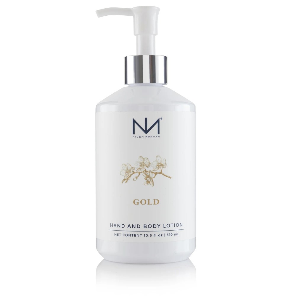 Niven Morgan Gold Hand Lotion 10.5 oz Free Fast Shipping