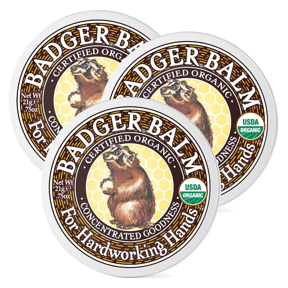 Organic Healing Balm 3-Pack for Dry Hands