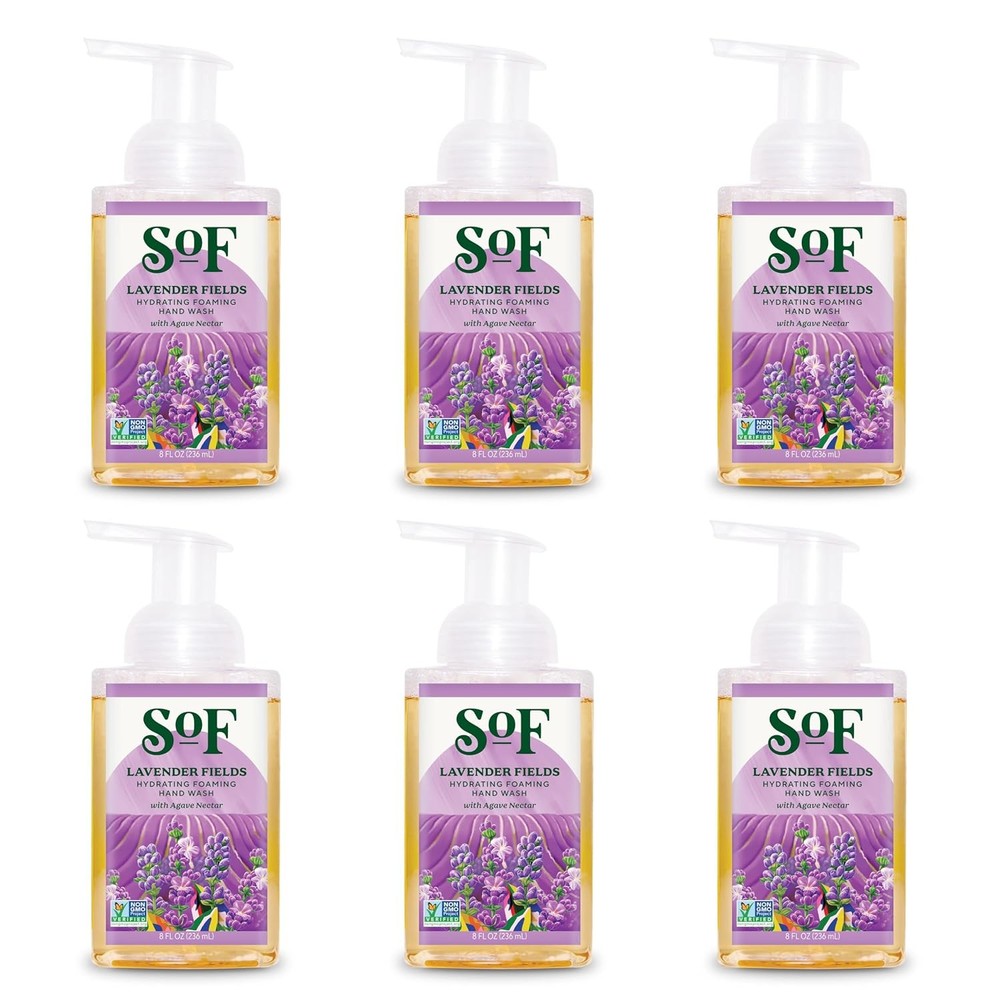 South Of France SoF Hydrating Foaming Hand Wash – With Organic Agave Nectar & Co