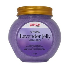 Pinch Me Crystal Lavender Jelly Dead Sea Salt Soak for Mani-Pedi 175g