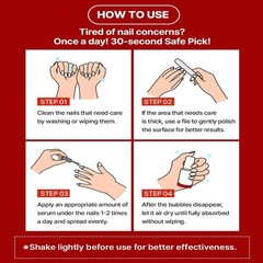 MEDIPICKME Safepick Intensive Nail Strengthener Serum 0.57 Fl Oz (Pack of 1)