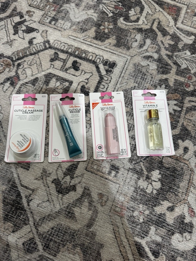 Sally Hansen Nail And Cuticle Products Lot Of 4