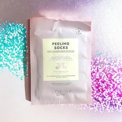 Voesh New York Plant-based AHA & 17 Botanical Extracts Peeling Socks NIP