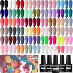 JODSONE 60 PCS Gel Nail Polish Set with 5 0.17 Fl Oz (Pack of 60), 60SET 01