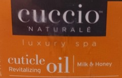 CUCCIO REVITALIZE NAILS CUTICLE NATURAL OIL MILK AND HONEY 2.5OZ 75ML NEW IN BOX