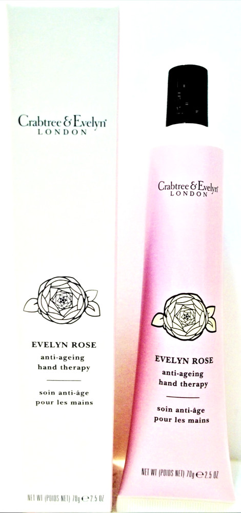 Crabtree & Evelyn Anti-Aging Hand Therapy, EVELYN ROSE 2.5 oz/70 g, NEW