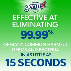 Germ-X Hand Sanitizer Gel with Aloe and Vitamin E | Moisturizing | No Rinse Form