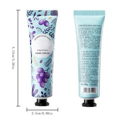 Set Of 5 Hand Lotion 30gx3Pcs Grape Scented Nourishing Hand Cream Hydrating