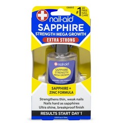Nail-Aid Sapphire Strength Mega Growth – 0.55 Fl Oz (Pack of 1), Clear