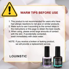 Professional 0.5 Fl Oz (Pack of 1), 1PC Acid-Free Nail Primer – 15ML