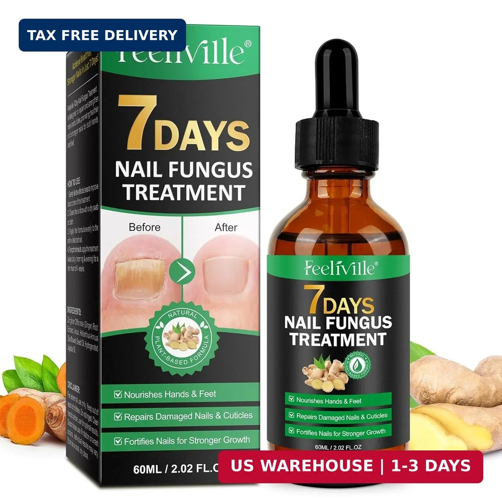 Ginger Nail Growth Serum for Nail Strengthener, 60ml Nail Treatment for Toenails