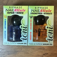 Ioni Biphase Nail & Cuticle Serum Oil Elixir Repair/Renew & Strengthen/Hydrate
