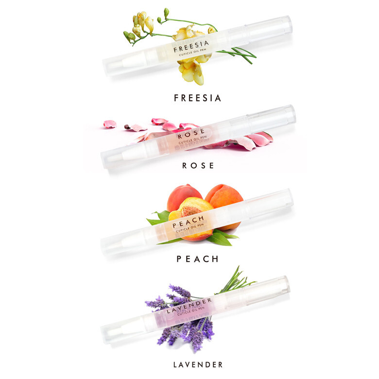 Jello Jello Perfect Cuticle Oil Pen 3ml x 4ea, Freesia, Rose, Peach, Lavender