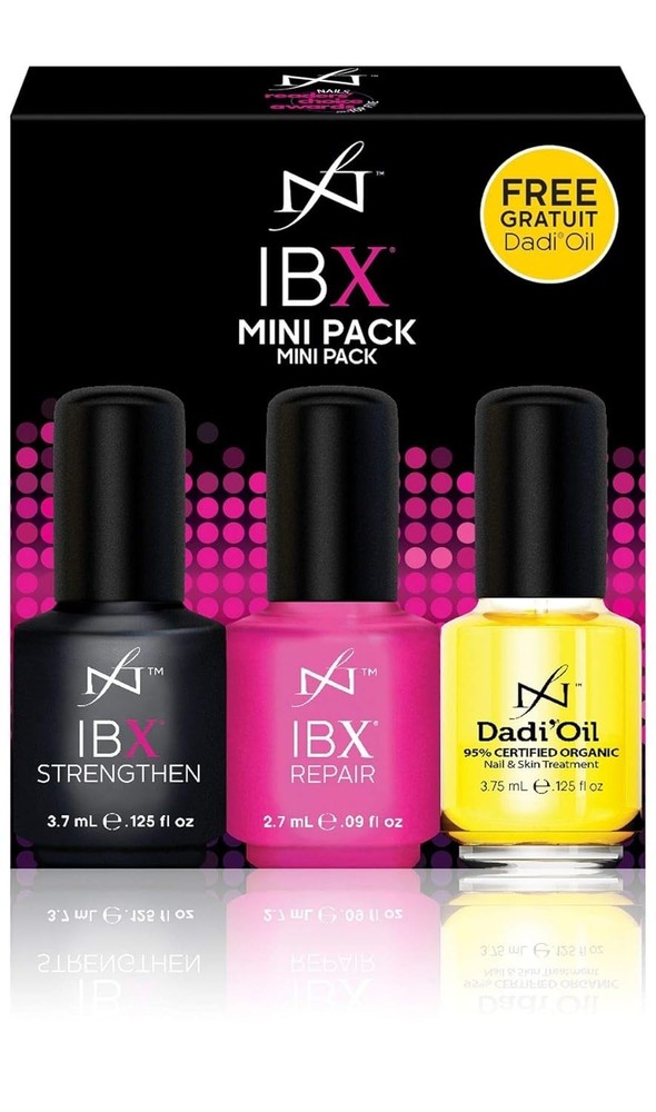 IBX Mini Duo Pack with Dadi Oil for Restoring Protecting Nails