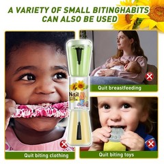 10ml Nail Biting Prevention Polish 2 in 1 Nail Bite Stopper Stop Nail Biting