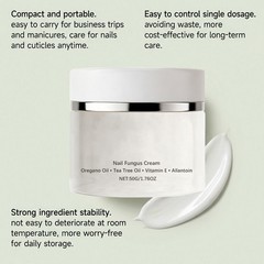 Premium FungiClear Nail & Toenail Organic Cream, Phrena Care Formula with Tea…