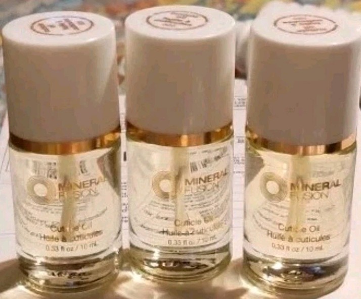 Lot of 3 Mineral Fusion Cuticle Oil #020, 0.33 oz. / 10 mL each – New