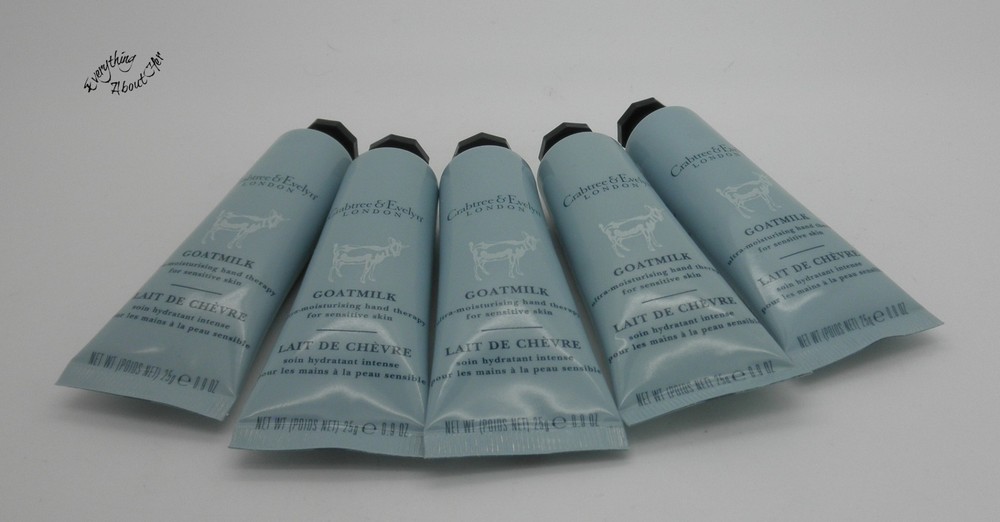 [Lot of 5] Original Formula CRABTREE & EVELYN Hand Therapy GOATMILK 0.9 oz Ea